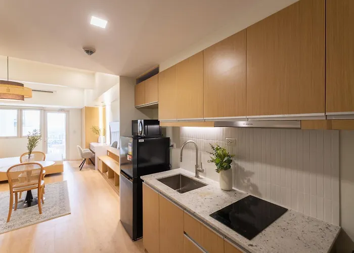Luxury 1 Bedroom View In Park Mckinley West Fast Wi-fi Washer Dryer Aparthotel Manila